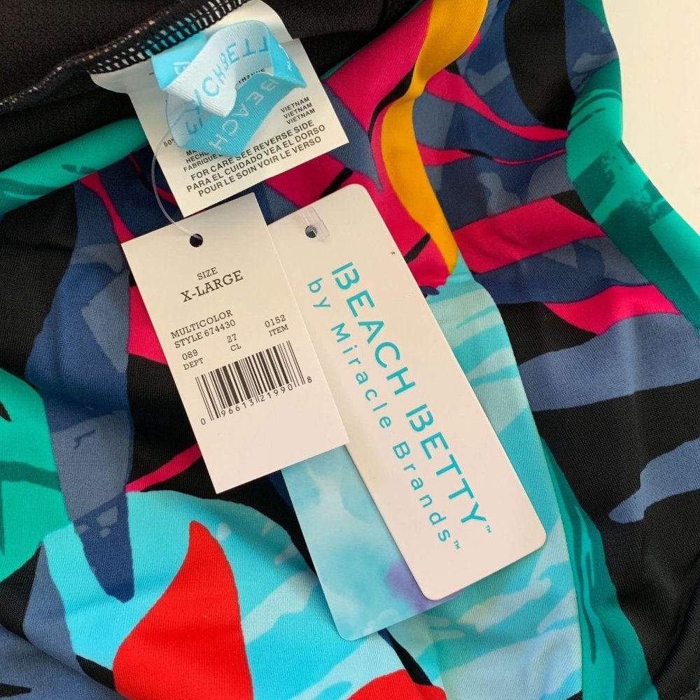 NWT Tropical Slimming Keyhole Swimsuit XL - Picture 6 of 7